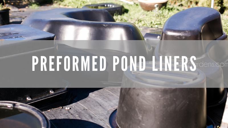 We carry a number of different styles and sizes of preformed pond liners.
