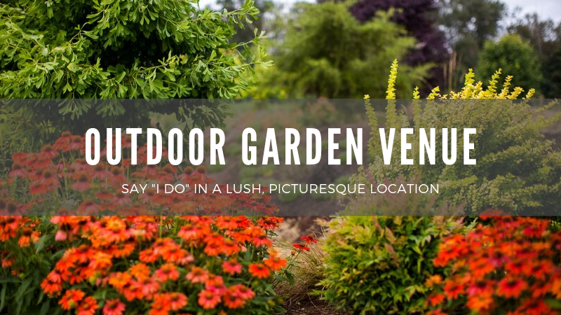 Come tour our outdoor garden venue for your wedding or next event!